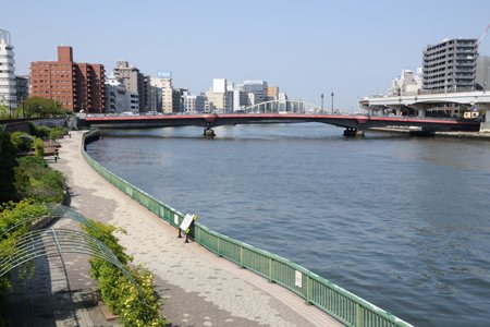 隅田川テラス（東日本橋周辺）