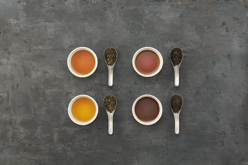 4種類の茶葉が選べる